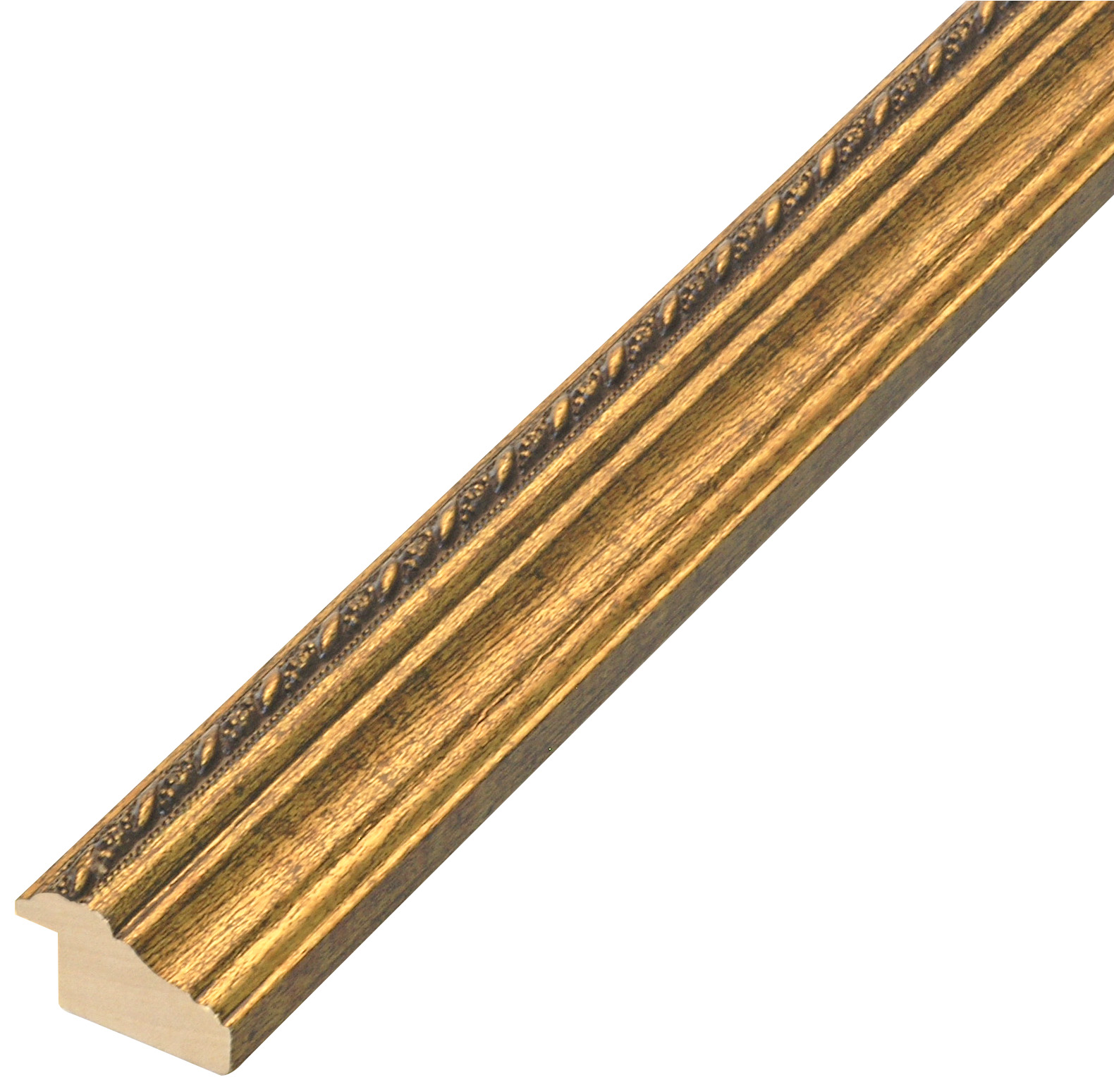 Bilderleiste Ayous Breite 33 mm Gold mit Reliefverzierung - 326ORO