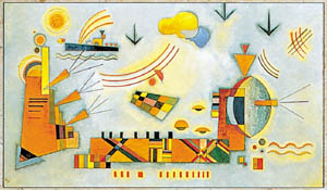 Poster auf Keilrahmen: Kandinski: Dolce evento 120x67