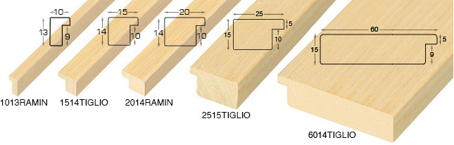 Bilderleiste Raminholz - Breite 10 mm - Höhe 13 mm