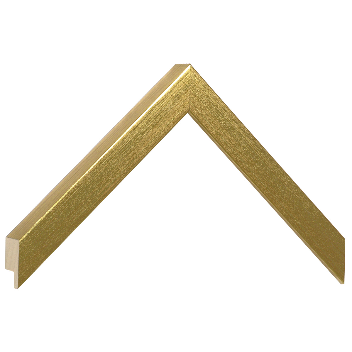 Bilderleiste Ayous flach 20 mm breit 25 hoch - Gold - Musterwinkel